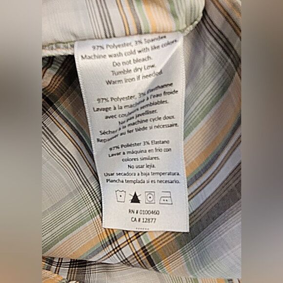 Kavu S/S Performance Sport Shirt, EUC - Mens XXL - Plaid - Picture 11 of 14